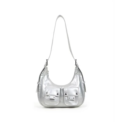 Silver Sparkly Axelväska